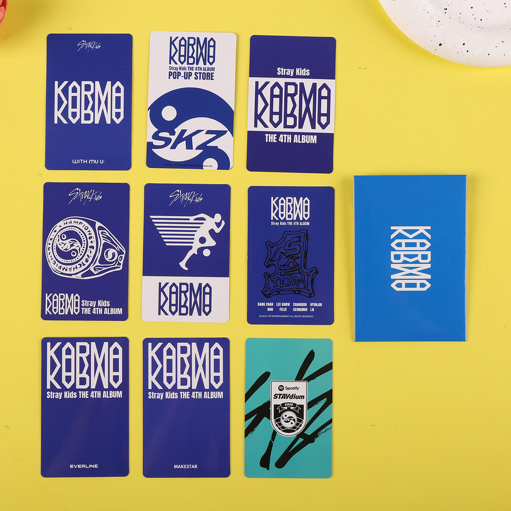 Kpop Idol Stray Kids Álbum KARMA Photocards Cartão De Membro