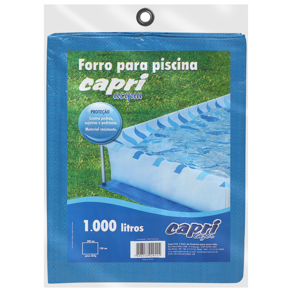 Forro para Piscina Estrutural 1.000 Litros Bel em Oferta na Shopee