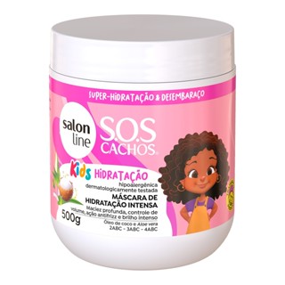 Máscara de hidratação Intensa SOS Cachos Kids Hidratação Salon Line 500g em Oferta na Shopee