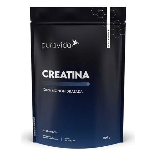 Creatina Monohidratada Pura 300g Puravida