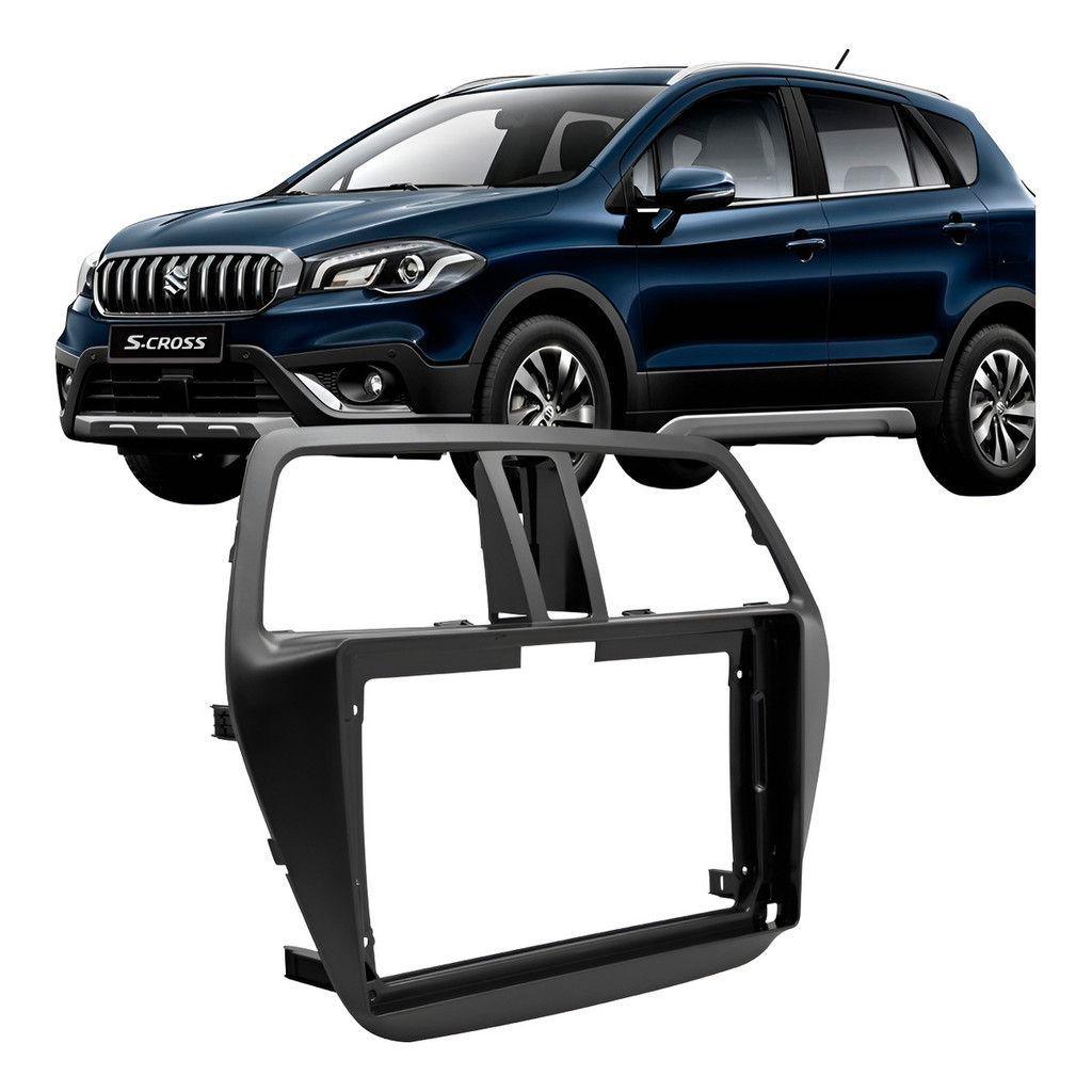 Moldura Central Multimidia 9'' Suzuki S Cross 2015 A 2021