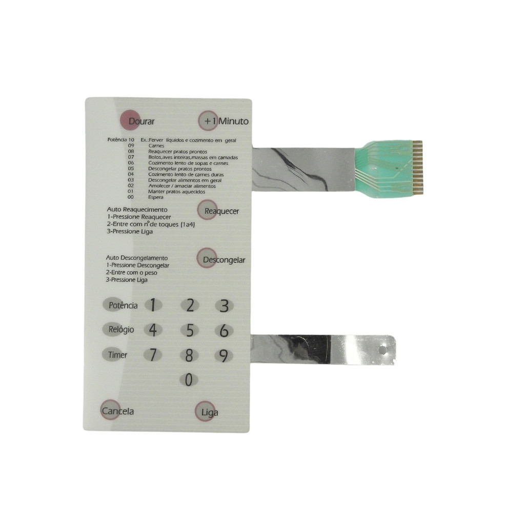 Membrana Microondas Brastemp Bmp31 C/dourador - 0012978
