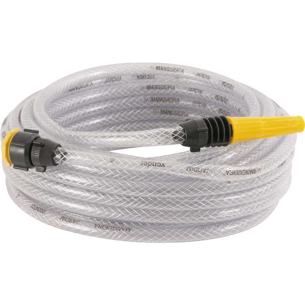 Mangueira Jardim 10m Trançada Resistente Vonder Transparente em Oferta na Shopee