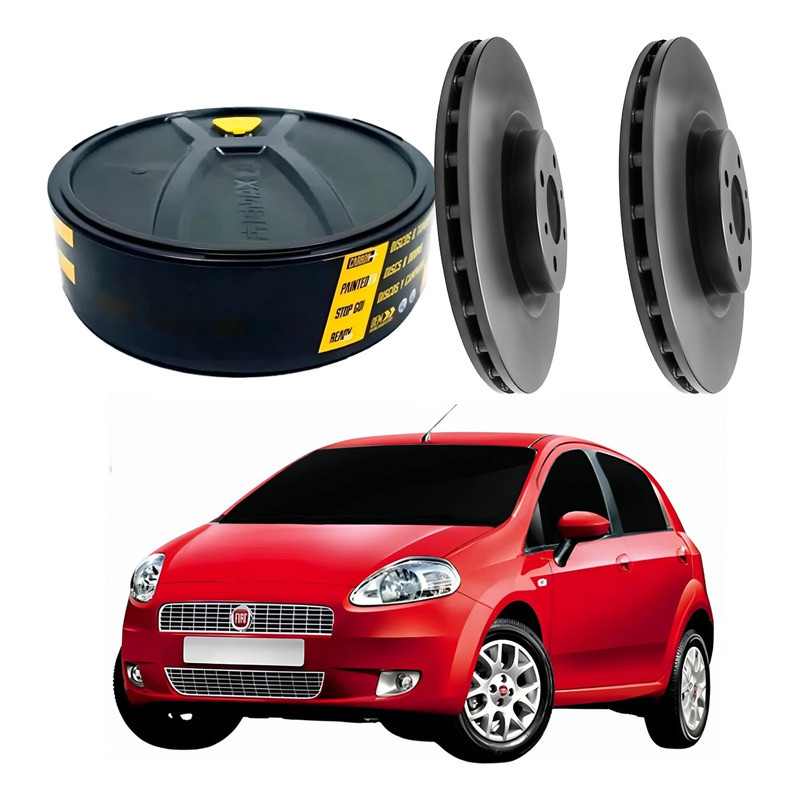 Disco Freio Dianteiro Fremax Punto 1.4 1.6 1.8 2013 A 2017 em Oferta na Shopee