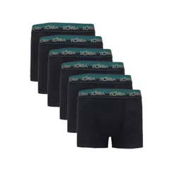Kit 6 Cuecas Zorba Boxer Max Algodão 702