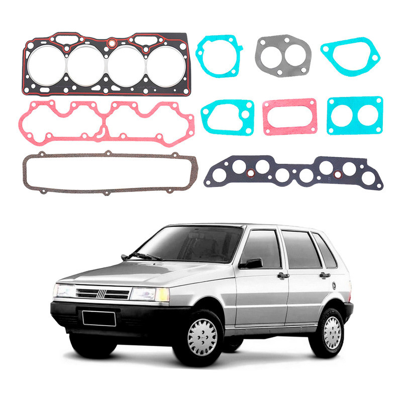 Jogo Junta Cabeçote Fiat Uno 1.6 Argentino 1991 A 1994