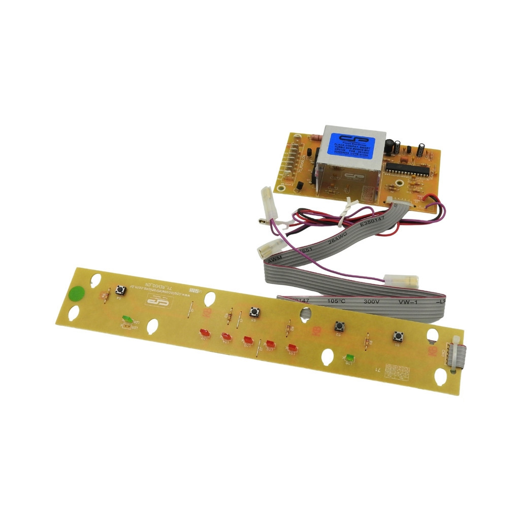 Placa Potencia E Interface Lavadora Brastemp Smart Turbo Bwm08 Biv Cp - 326038034