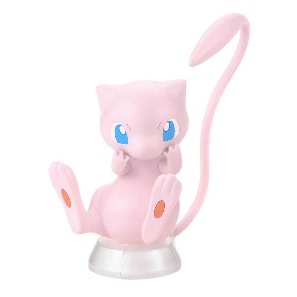 Coleção de modelos de plástico Pokémon da BANDAI SPIRITS - Rápido!! 02 modelos de plástico pré-coloridos da Mew
