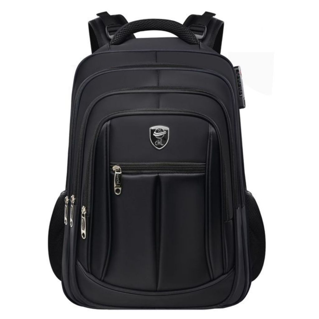 Mochila Grande Impermeável Faculdade Executivo Reforçada Notebook Cadeado com Bolso Anti-furto 921 em Oferta na Shopee