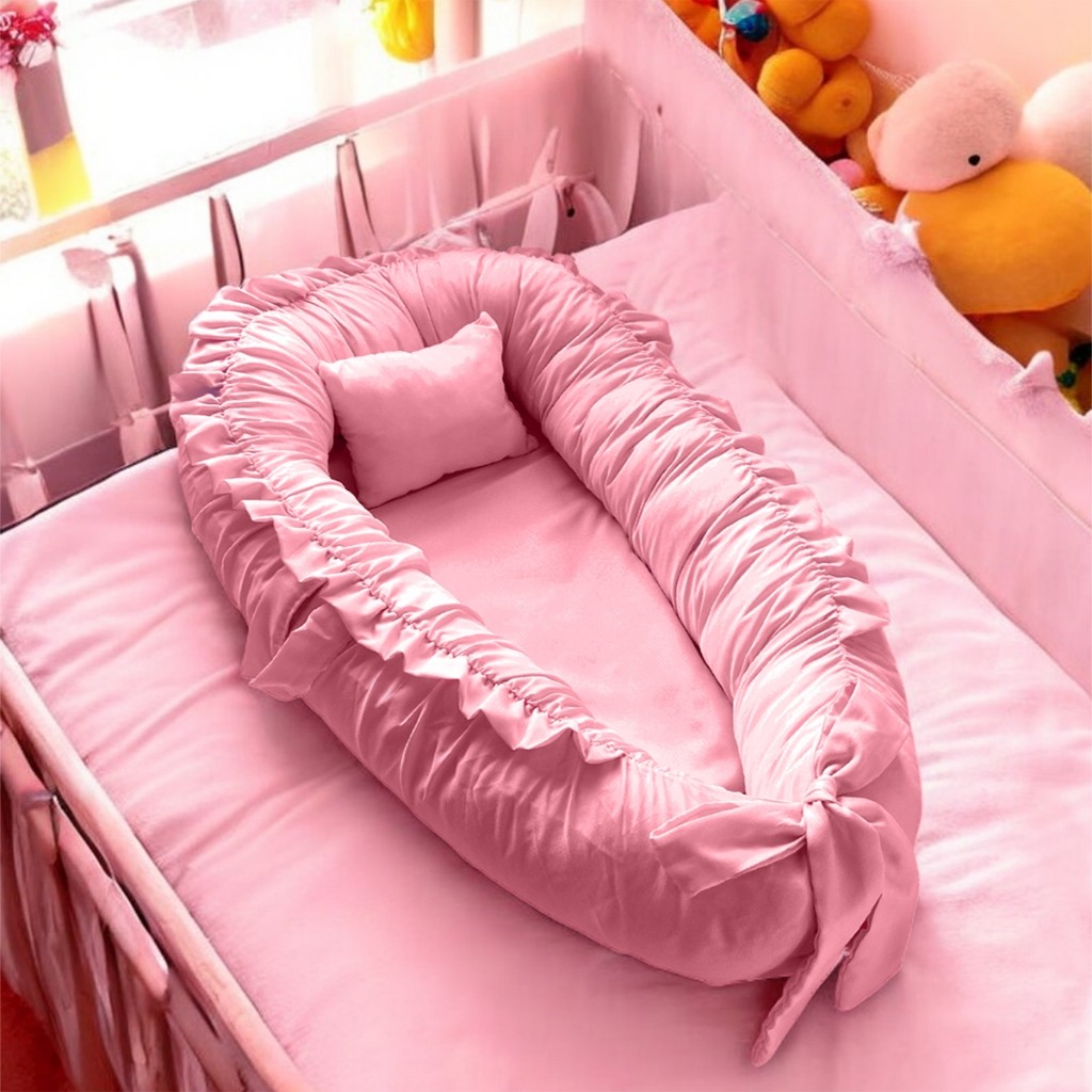Ninho Redutor de Berço Várias Cores - Liso em Oferta na Shopee
