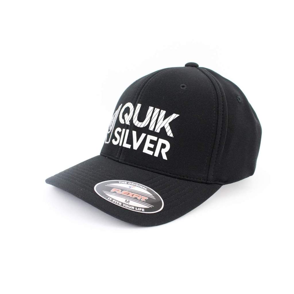Boné Quiksilver Flexfit Silver Transfer Emb Black M
