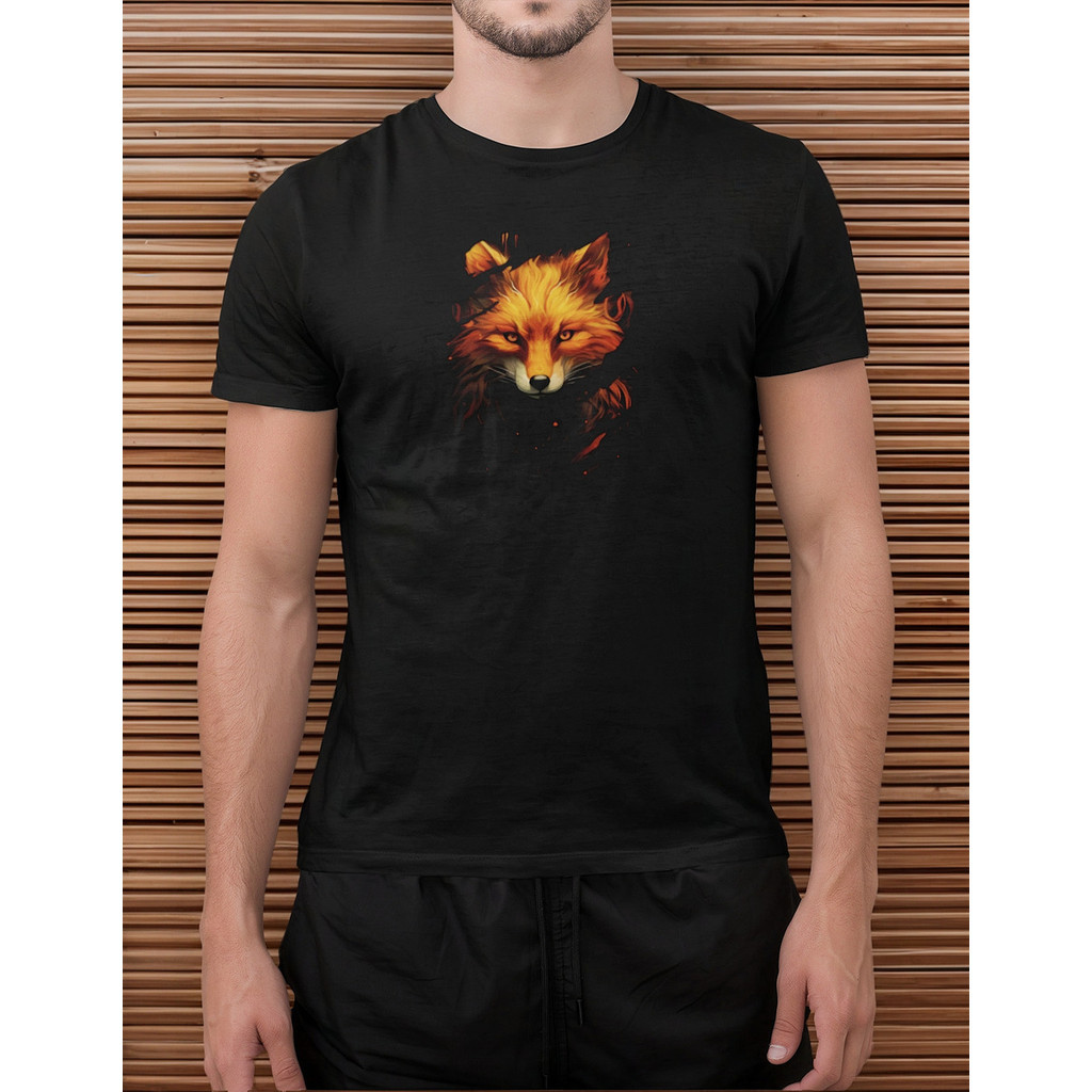 Camiseta Unissex Raposa Streetware Camisa 100% Algodão Moda