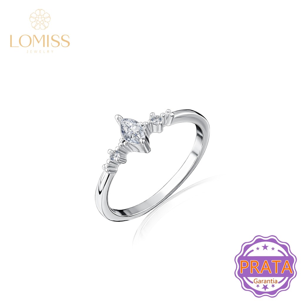 Anel Solitário em Prata 925 Zircônias Cúbica Cravejado Casamento Eternidade Anéis De Alta Qualidade Jóias De De em Oferta na Shopee