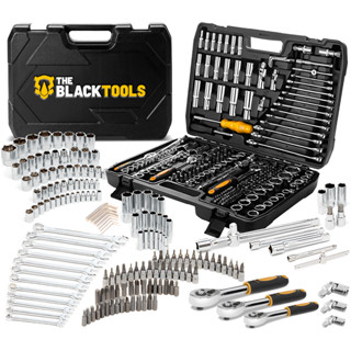 Jogo Soquetes Catraca Ferramentas Kit Chave 216 Peças Completa Oficina Master Maleta The Black Tools em Oferta na Shopee
