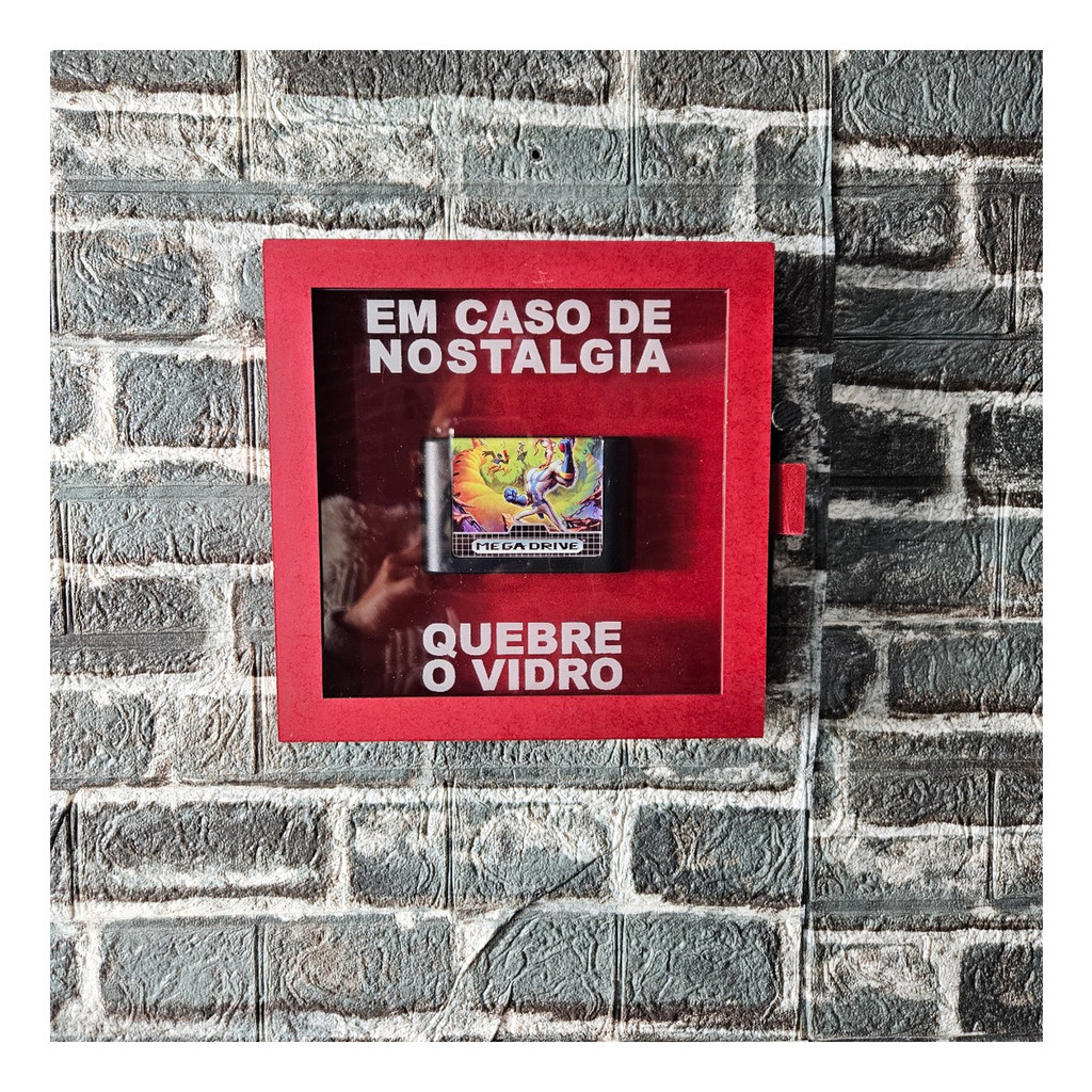 Quadro Earthworm Jim Mega Drive Nostalgia Decorativo