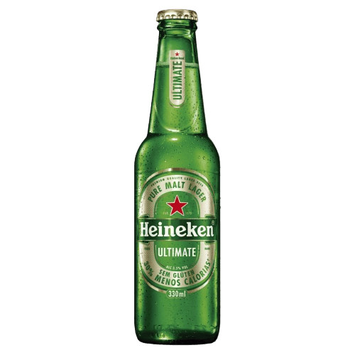 Heineken Cerveja Lager Puro Malte sem Glúten Ultimate Garrafa 330ml