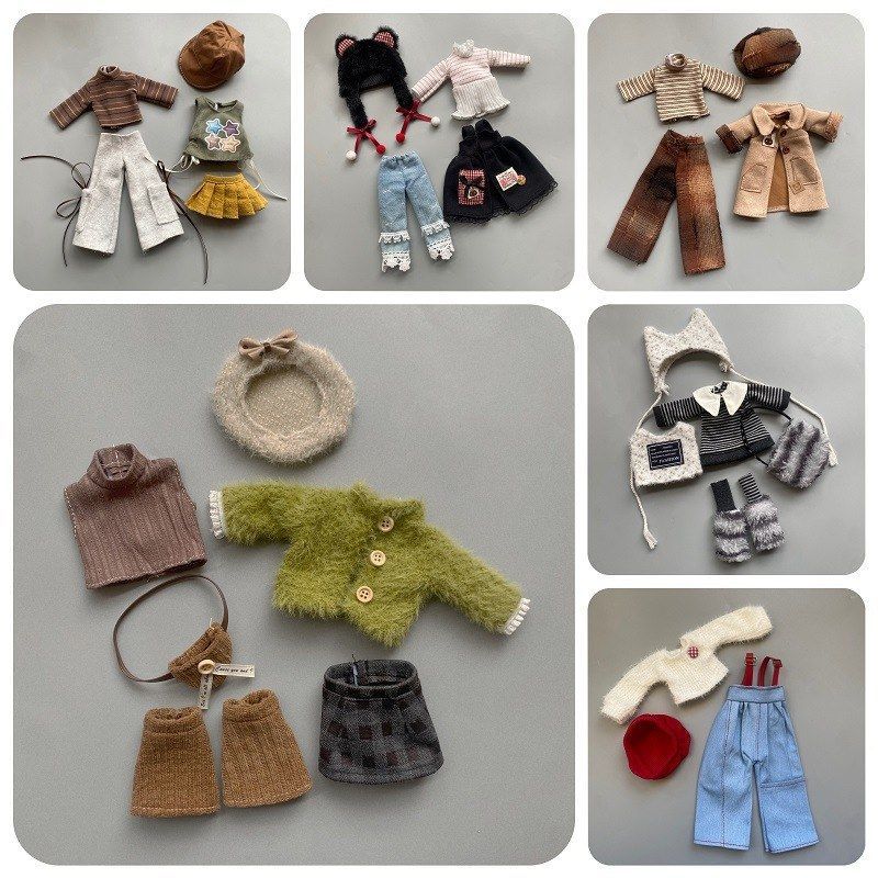 6 pontos bjd roupas de bebê Akagi GL corpo vara corpo 30cm roupas de bebê fantasma mãe boneca Lolita vestir-se roupas