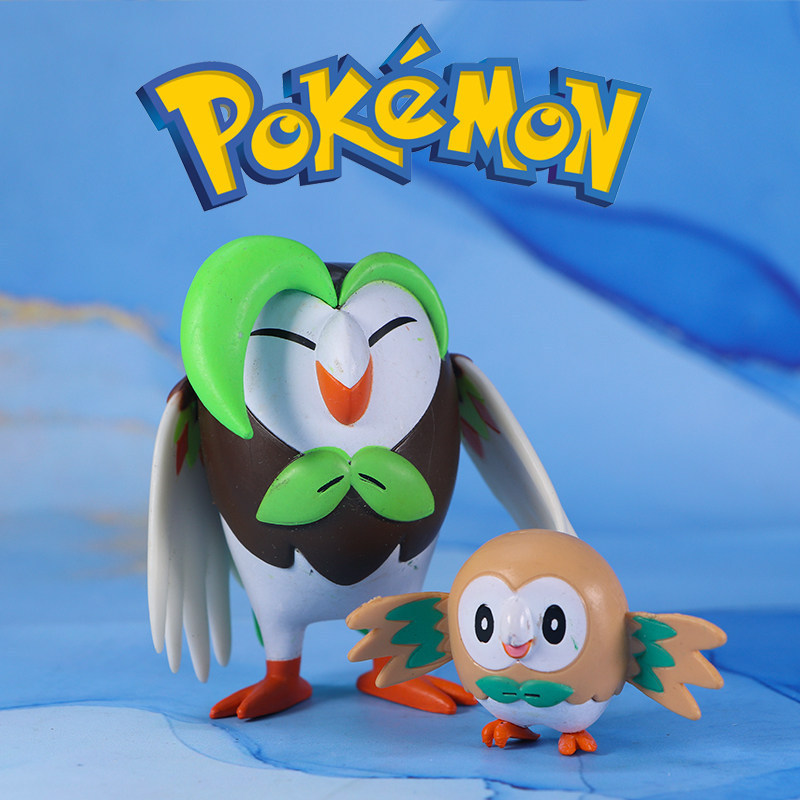 Produtos mais vendidos WCT Produtos em massa de comércio exterior genuínos Mumu Owl, figura de PVC de coruja Tuyu, enfei