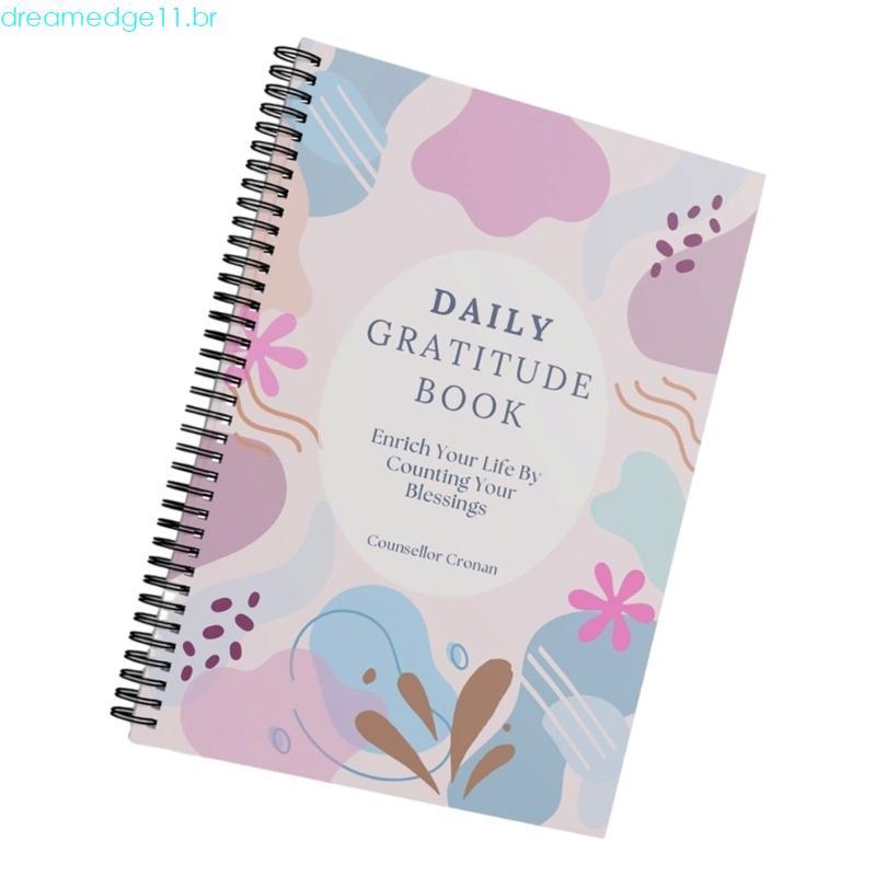 Imagem dreamedge11 Mindfulness Planner Notebook Para Reflexão Diária Portátil Diário Gratidão Páginas Estruturadas Pap