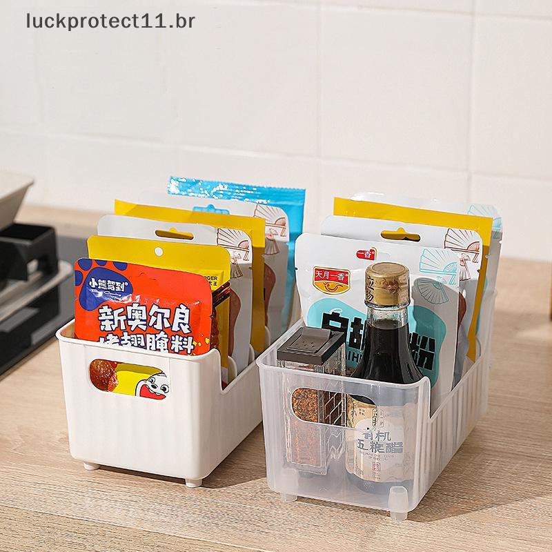 LTBR Caixa De Armazenamento Com Divisórias , Organizador De Geladeira , Fitas Organizadoras De Alimentos De Plástico , L