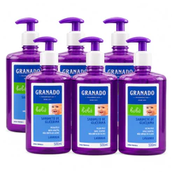 Pack 6 Sabonetes Líquidos Granado Bebê Glicerina Lavanda 500ml
