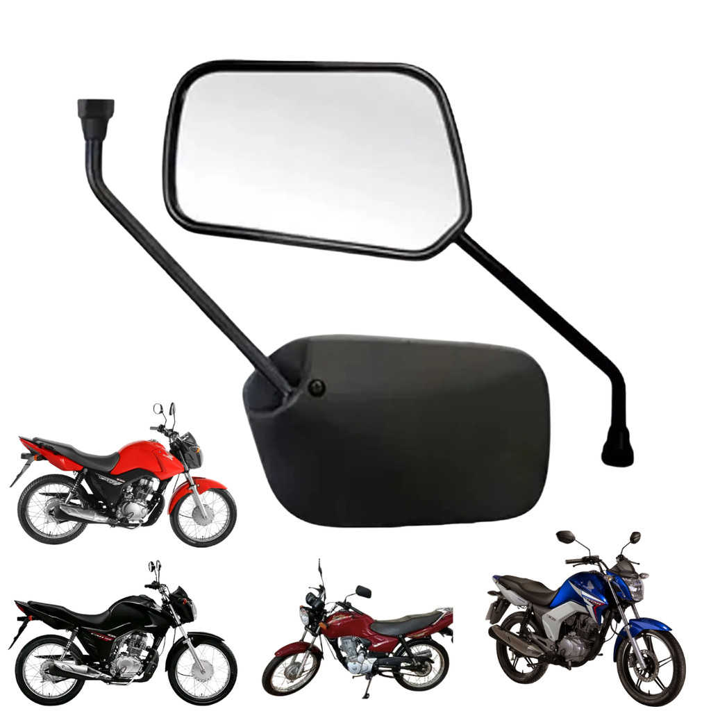 Espelho Retrovisor Moto Original Awa Honda Titan 150 2004 A 2013 Fan 125 2004 A 2018 Direito M10