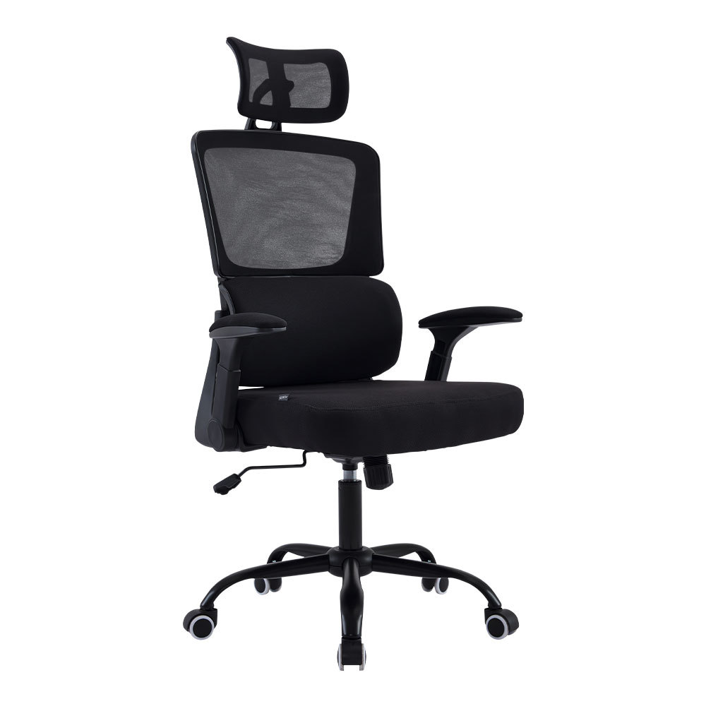 Cadeira Escritório Ergonômica CLANM Ronin Tecido Mesh Encosto 120° Braços Reguláveis 5 Rodízios até 120kg
