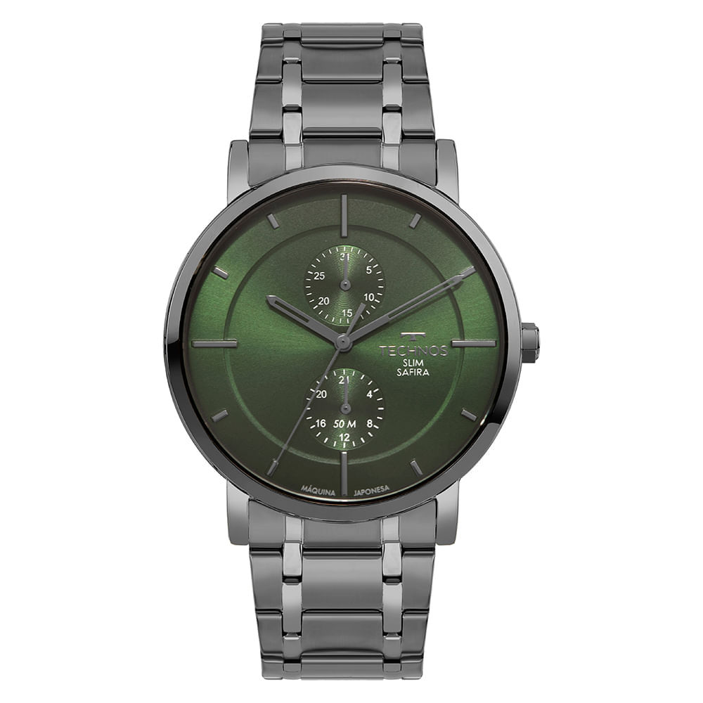 Relógio Technos Masculino Slim Grafite - 6P23AR/1V