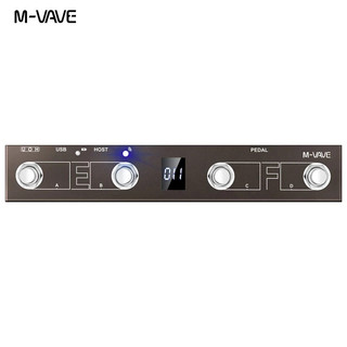 MVAVE Chocolate Plus Programmable MIDI Controller 4 Buttons Footswitch Suporta controle de pé MIDI USB e função de host