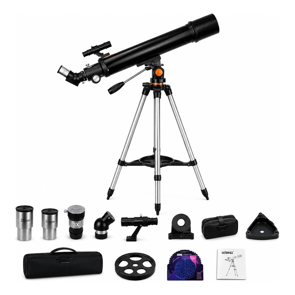 Telescópio Profissional Astronômico 70mm Observação Celeste