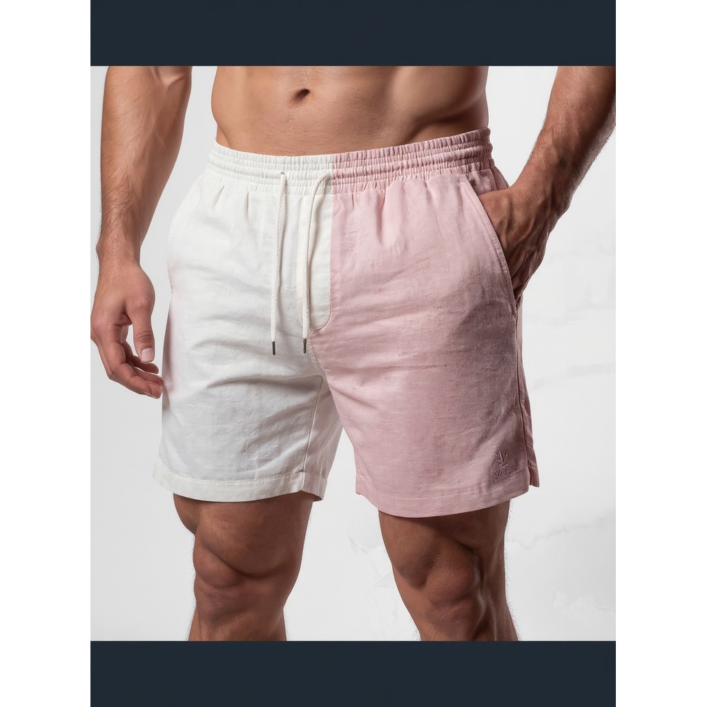 Kit 3 Bermudas Masculinas Linho Elastano Praiana Confortável Verão — LVK SHOP