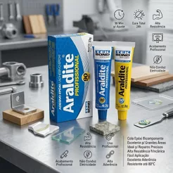 Araldite Cola Epóxi Profissional 90 minutos 23g