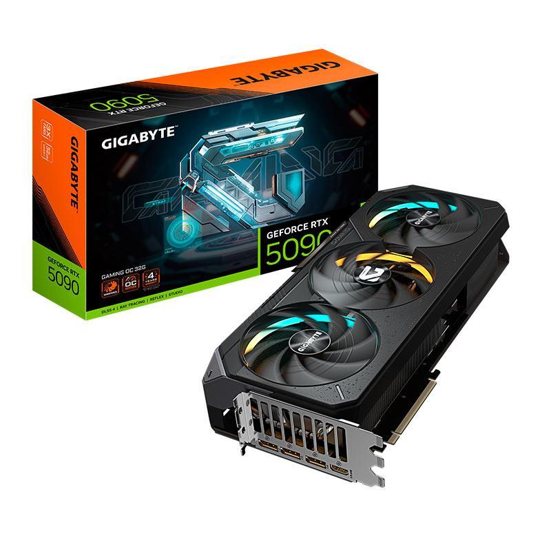 Placa de Video Gigabyte GeForce RTX 5090 Gaming OC, 32GB, GDDR7, 512-bit, GV-N50
