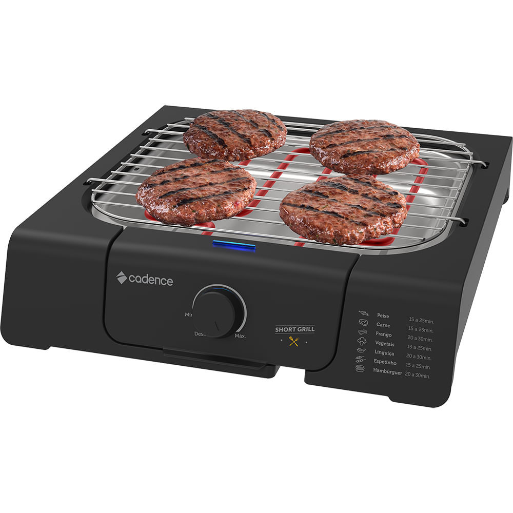CHURRASQUEIRA ELéTRICA CADENCE SHORT GRILL