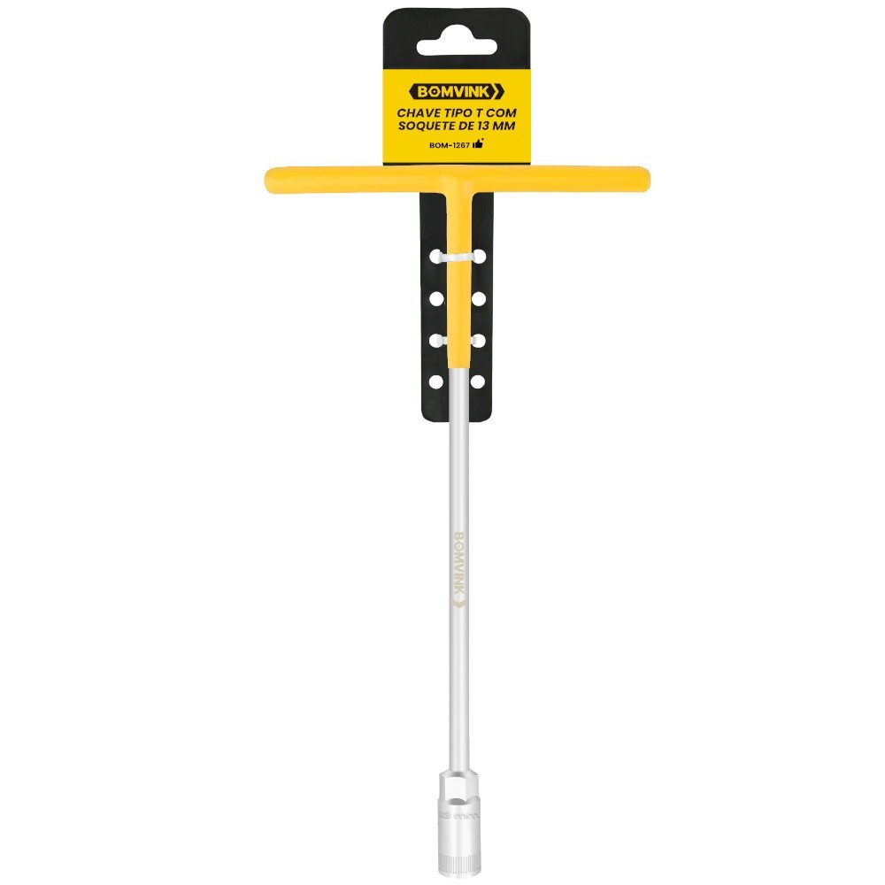 Chave canhão 13 mm cabo tipo T - BOM-1267 - Bomvink