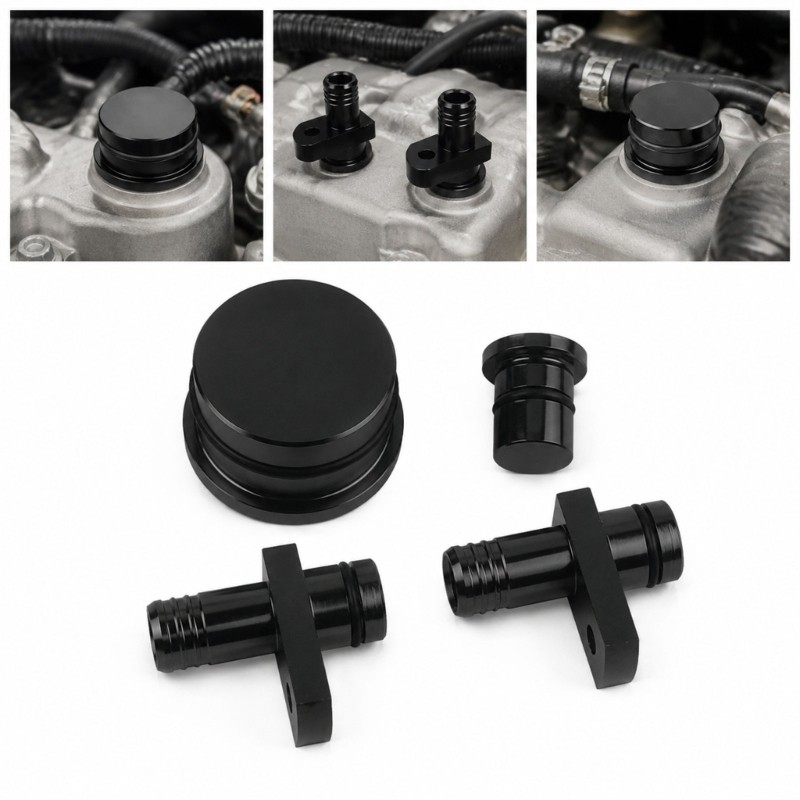 Kit Adaptador De Ventilação Do Motor GOO Para Aplicações Listadas De 6 6L Peças De Fechamento Ressonador PCV Com Vedação