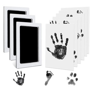 A Mão Não-Tóxica Kit De Impressão De Lembranças De Tinta Recém-Nascidos Impressão Manual …