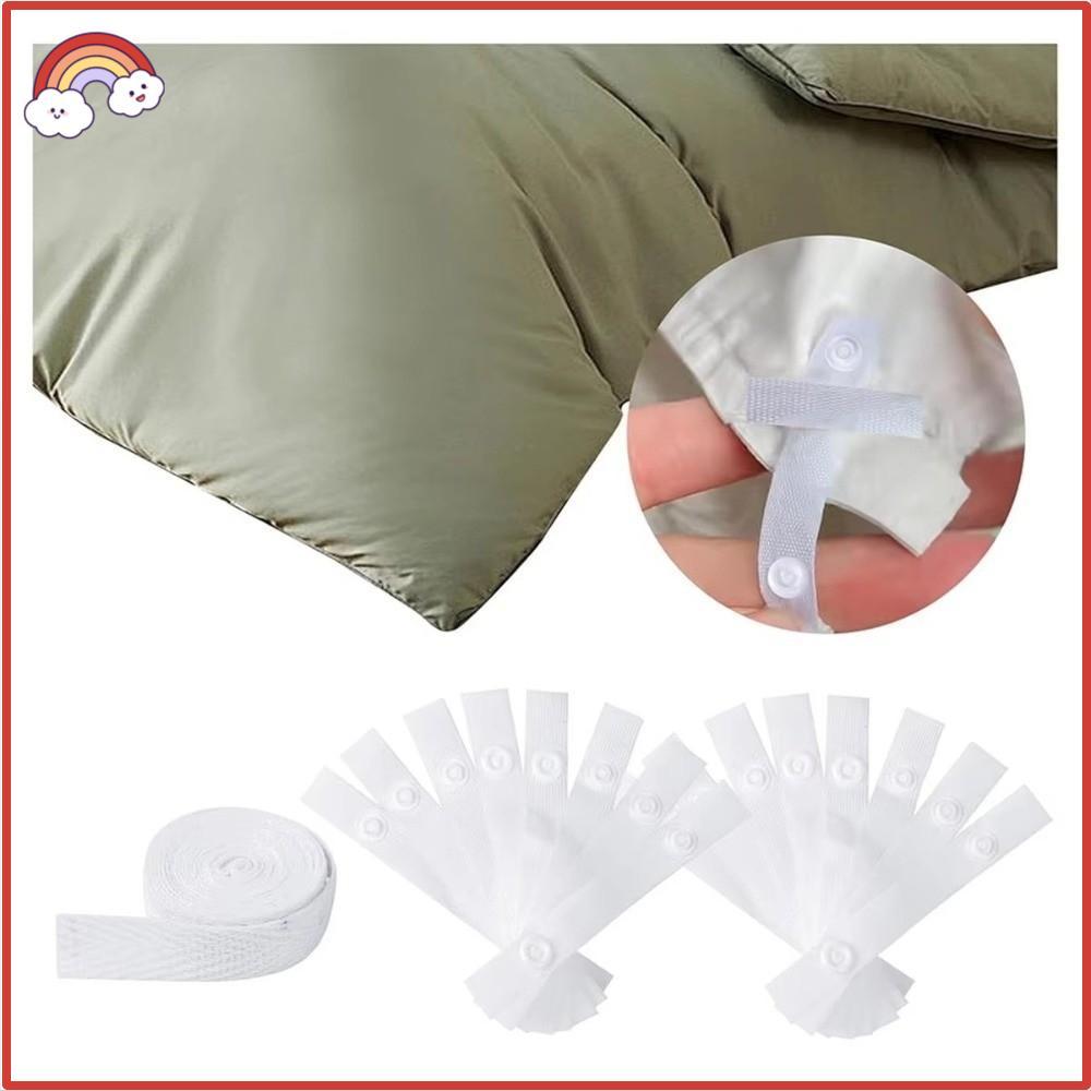 4/8/16PCS Laços De Capa De Edredão , Cama Fixos Com Fivela Mãe De Quatro Cantos , Encadernação De Corda Plana