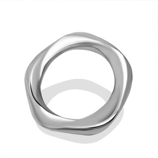 Anel fino anel casal anel titânio aço cauda anel diamante torção anel na moda masculino feminino anel SA761