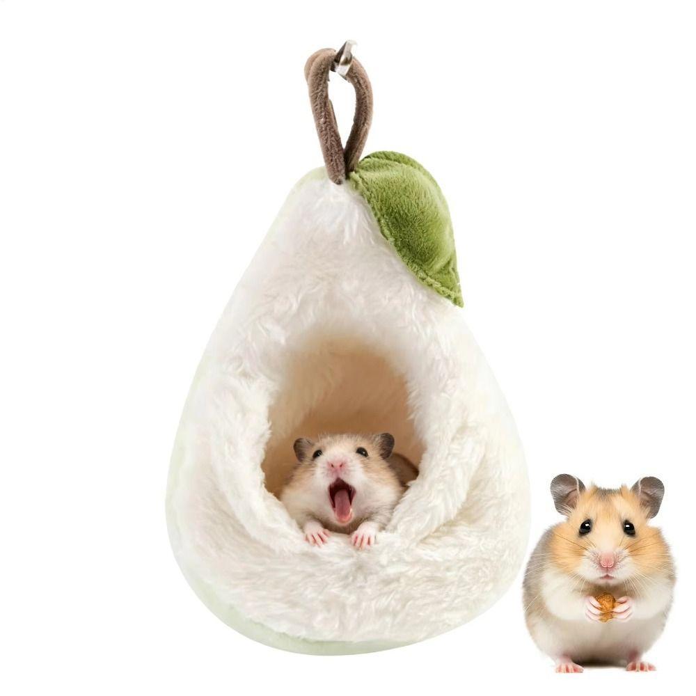 Rede De Hamster , Cama De Bolsa Quente De Pelúcia , Decoração De Gaiola De Ninho De Animal De Estimação De Inverno Confo