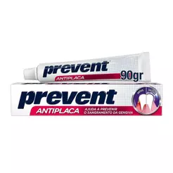Creme Dental Prevent Antiplaca 90g - Embalagem com 12 Unidades