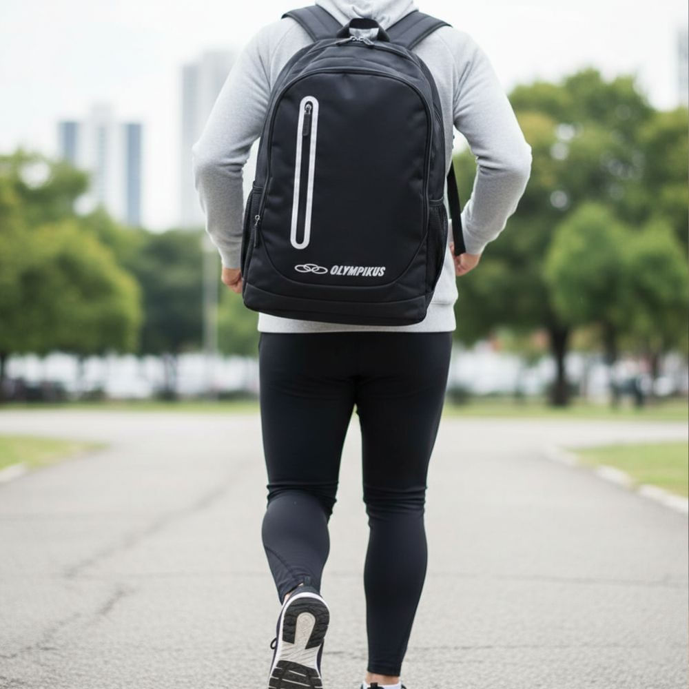 Mochila Unissex Olympikus Braze Preto/prata