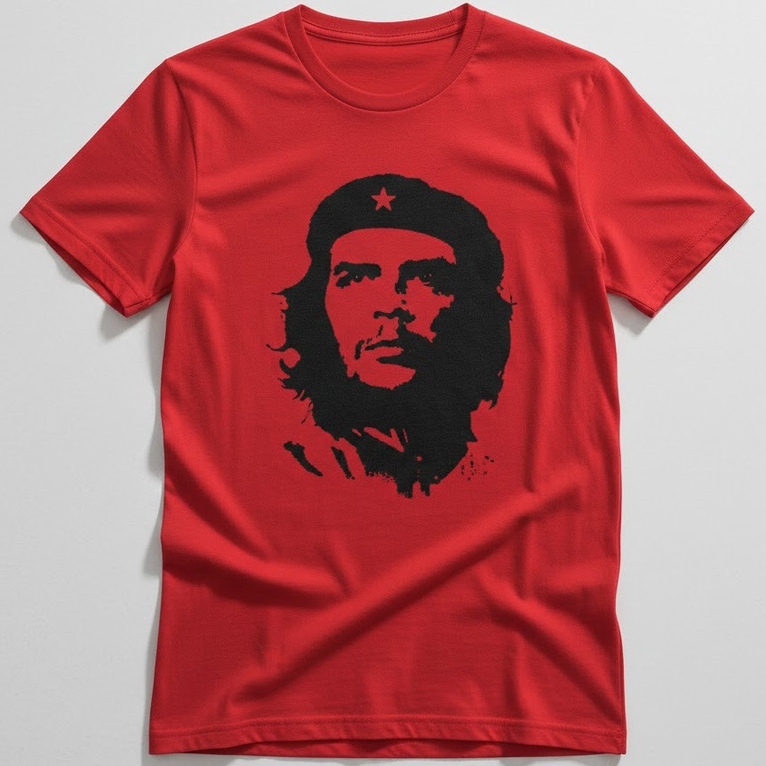Camiseta Che Guevara Revolução 100% Algodão Unissex Manga Curta Estampada Gola Redonda