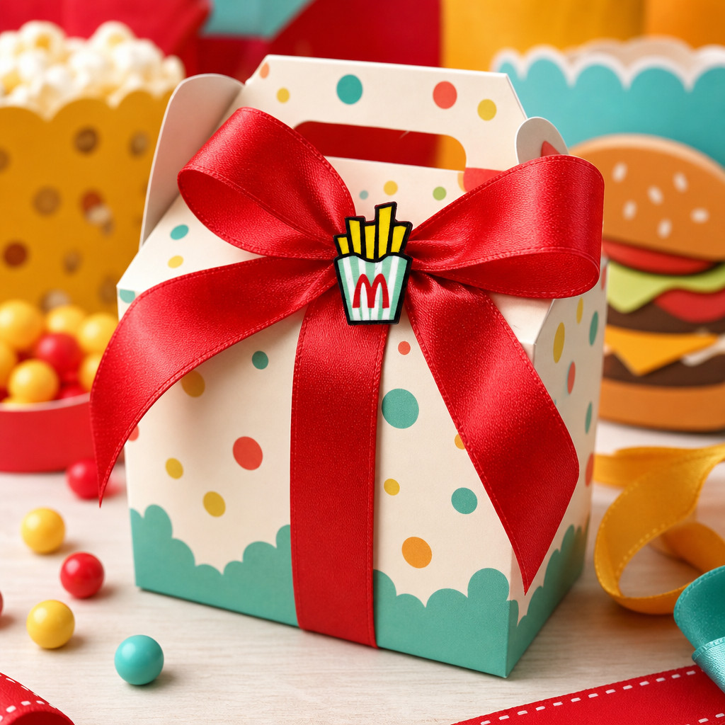Aplique Fast Food Acrílico Kit 4 Unidades Para Laços Artesanato Lembrancinhas