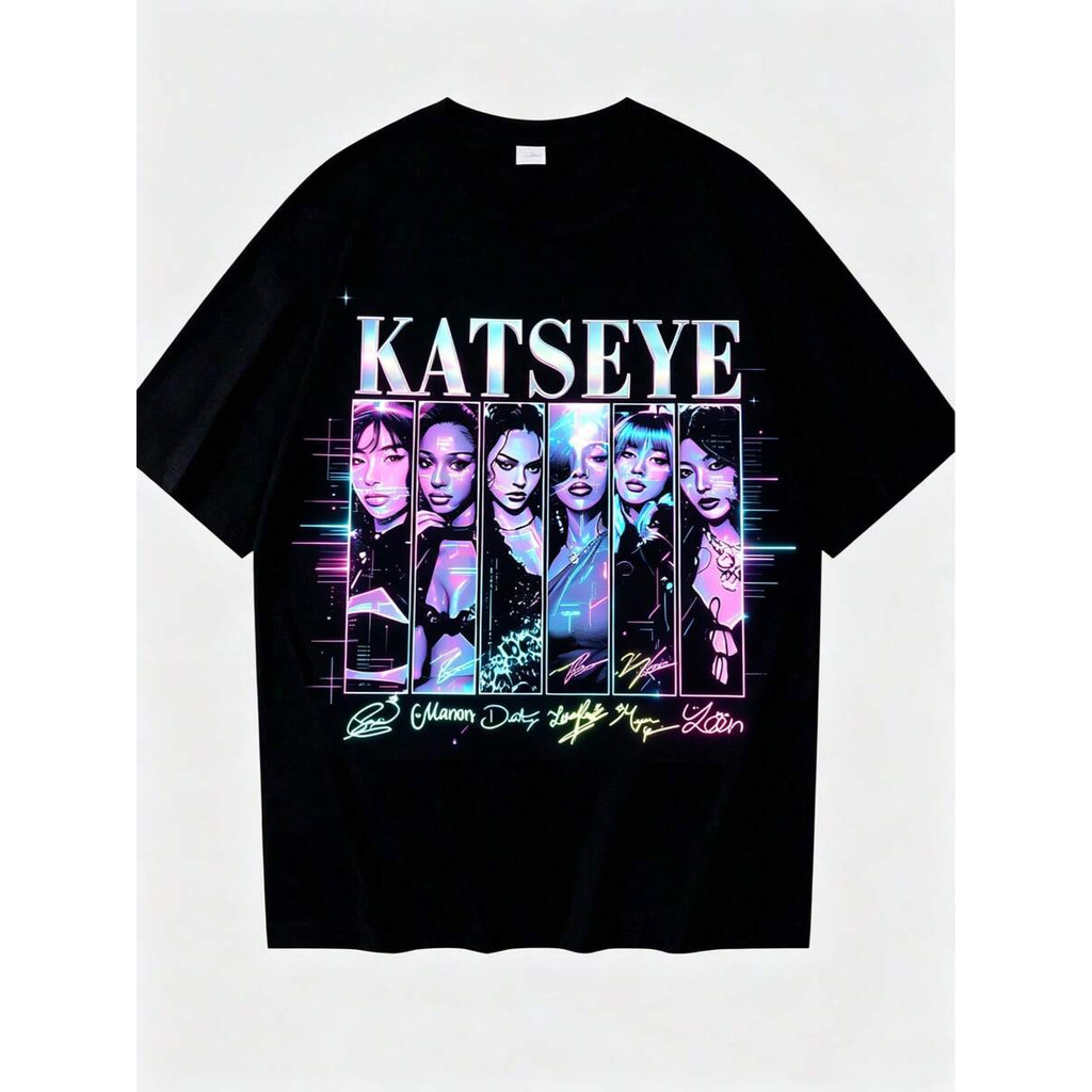 Camiseta Feminina Com Estampa de Bandas Musicais Moderna Confortável Estilosa Tendência Moda Feminina