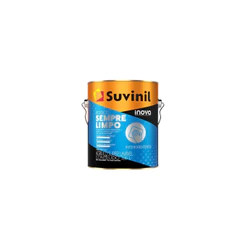 Tinta Acrílica Suvinil Sempre Limpo Fosco Lavável Limpa Cozinha Sem Gordura Paredes Internas 3,6L