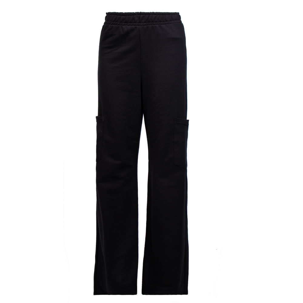 Calça Feminina Mormaii Cargo Wide Leg Preto