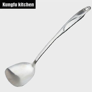 Espátula de aço inoxidável 304, espátula de cozinha para fritar, exportada para a alemanha, moldagem de uma peça, calor 