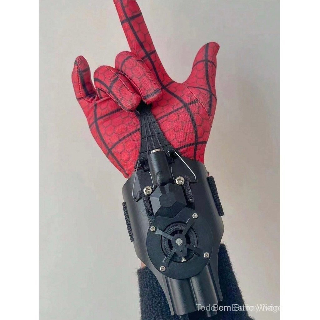 Lançador De Aranha Recarregável Enrolamento Automático Pulso Cuspindo Com Luvas Ventosas Crianças Meninos Brinquedos Cri