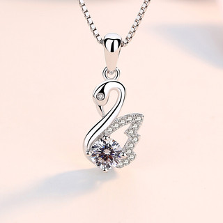 PT950 platina colar feminino novo estilo 18k ouro branco diamante pingente banhado a ouro clavícula corrente simples pre